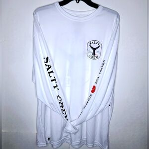 NWT Salty Crew"The Preppy Sea Caption" Nautical, Yacht, beach, preppy core shirt